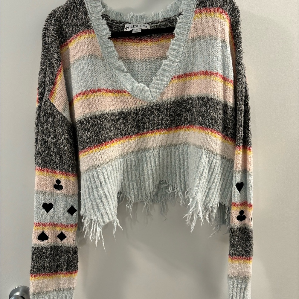 Wildfox Women's Multicolor Striped Sweater